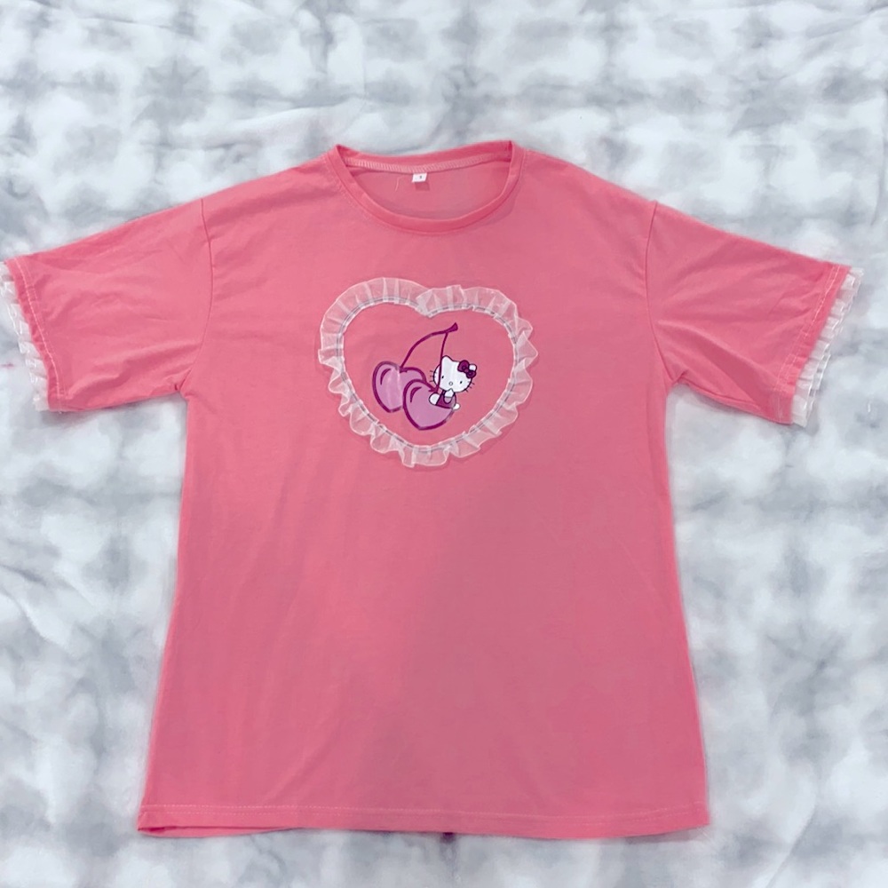 pink hello kitty top